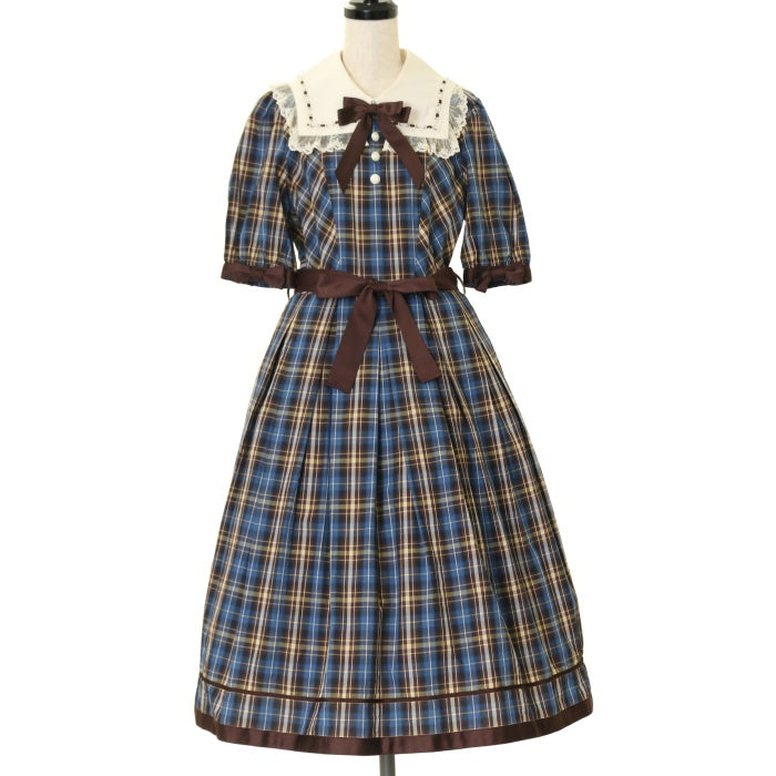 USED】【Mサイズ】マドラスチェック柄ドレス | Innocent World