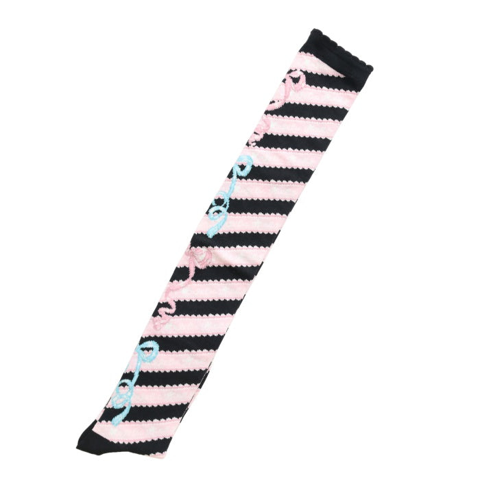 Angelic Pretty　トリプルドットリボンオーバーニー Sheer Lace-Up OTKs by Angelic Pretty