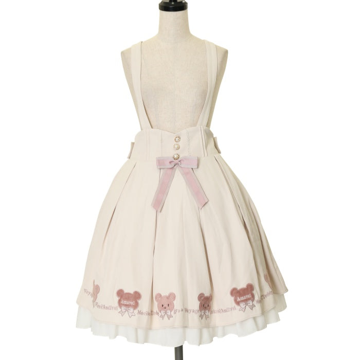 新品 タグ付き Amavel mocomoco bear アップリケスカート ◇Mocomoco Bearシリーズ◇ | Amavel BLOG