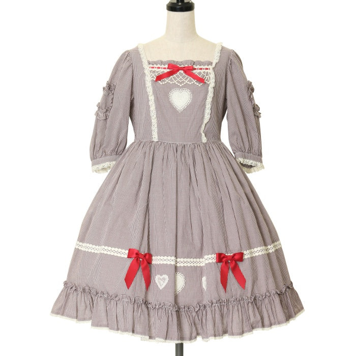 USED】Petit Gingham Heartワンピース | Angelic Pretty Wunderwelt