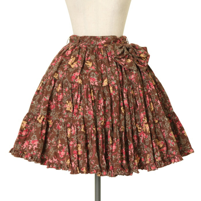 USED】ガーデニングくまちゃんティアードスカート | metamorphose  