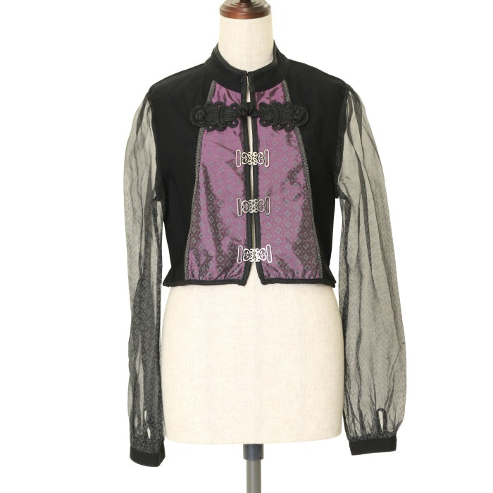 USED】ONESTE チャイナ風オーガンジー袖ジャケット | Ozz On