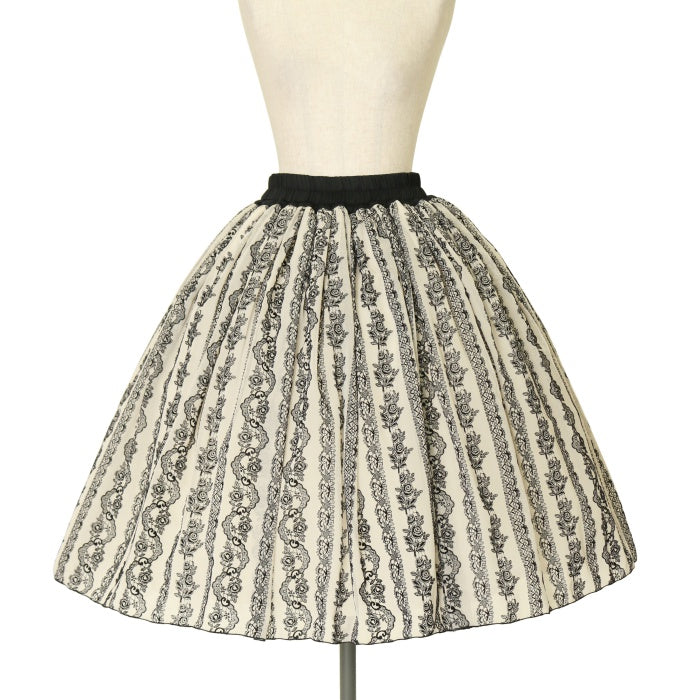 EXCENTRIQUE レースプリントスカート