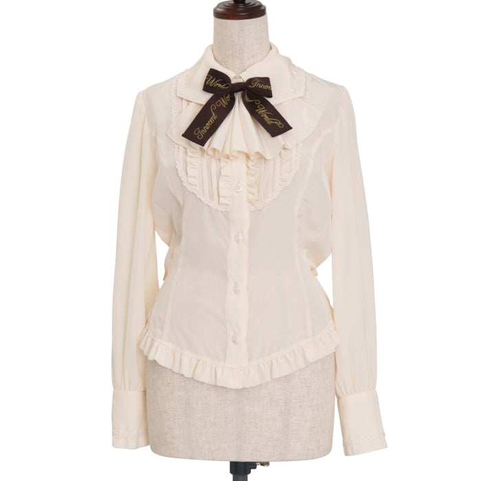 Innocent Would スタンドカラーリボンブラウス Innocent Would