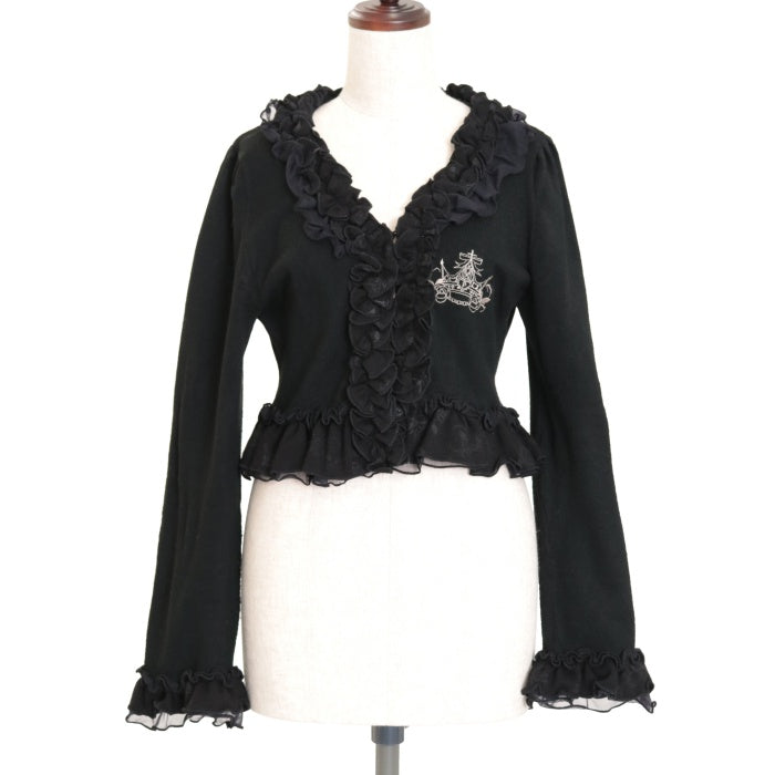 FRILL Jacquard Bolero Jacket by h.NAOTO