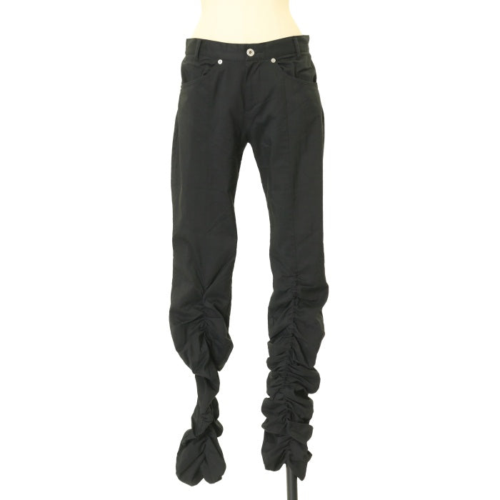 パンツ BLACK PEACE NOW gimmick pants USED】【PEACE NOW/Mサイズ】裾ギャザージップロングパンツ | BLACK
