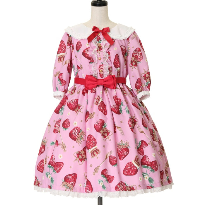 Angelic pretty  Crown Berry ワンピース USED】Royal Crown Berryワンピース | Angelic Pretty