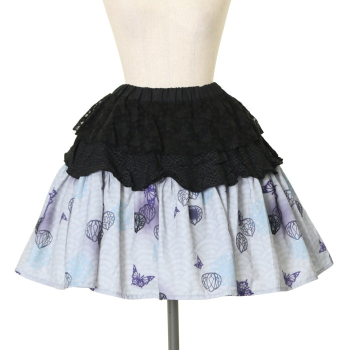 USED】gouk雅 地獄の門柄ミニスカート | h.NAOTO Wunderwelt Online