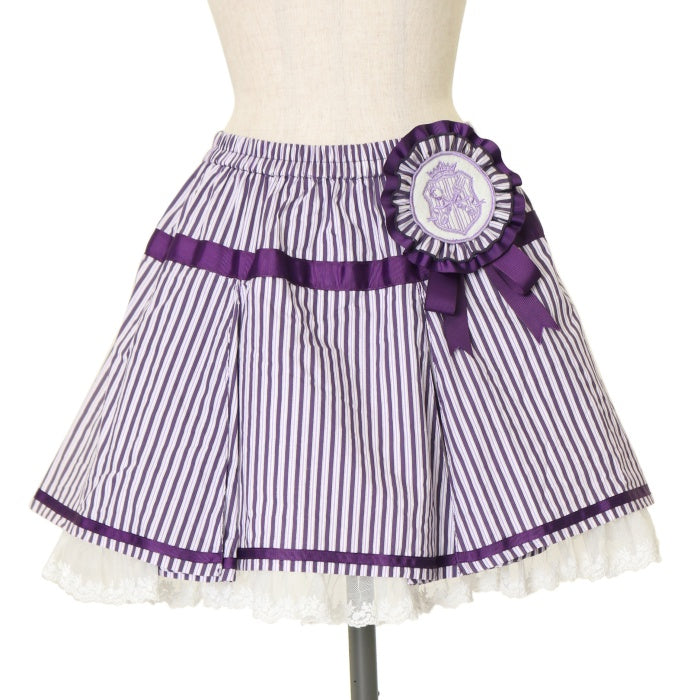 【PUTUMAYO】ストライプ スカート USED】エンブレム刺繍ストライプスカート | PUTUMAYO Wunderwelt