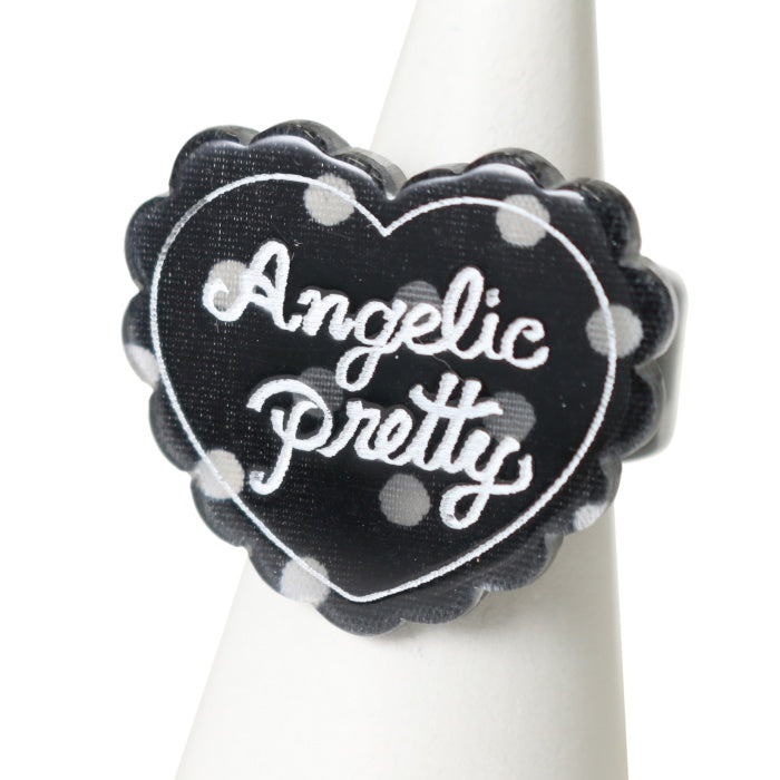 USED】DotスカラップHeartリング | Angelic Pretty Wunderwelt Online