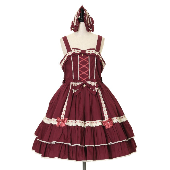 メタモルフォーゼのMarieジャンパースカート・ヘッドドレス付き。