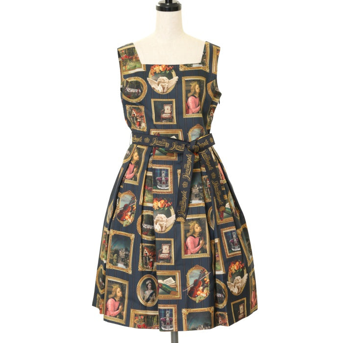 Jane marple ロンドンドレス USED】【Mサイズ】アニバーサリーミュージアムのスクエアドレス