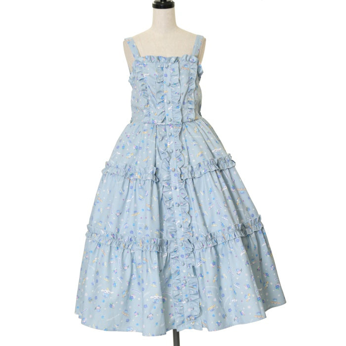 USED】【Mサイズ】シナモロールジャンスカ | axes femme kawaii 