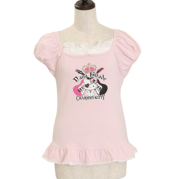 USED】Distortion NANA CHARMMY Tシャツ | BABY, THE STARS SHINE