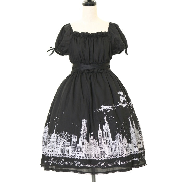 USED】【サイズ2】サイレントムーンプリントワンピース | Moi