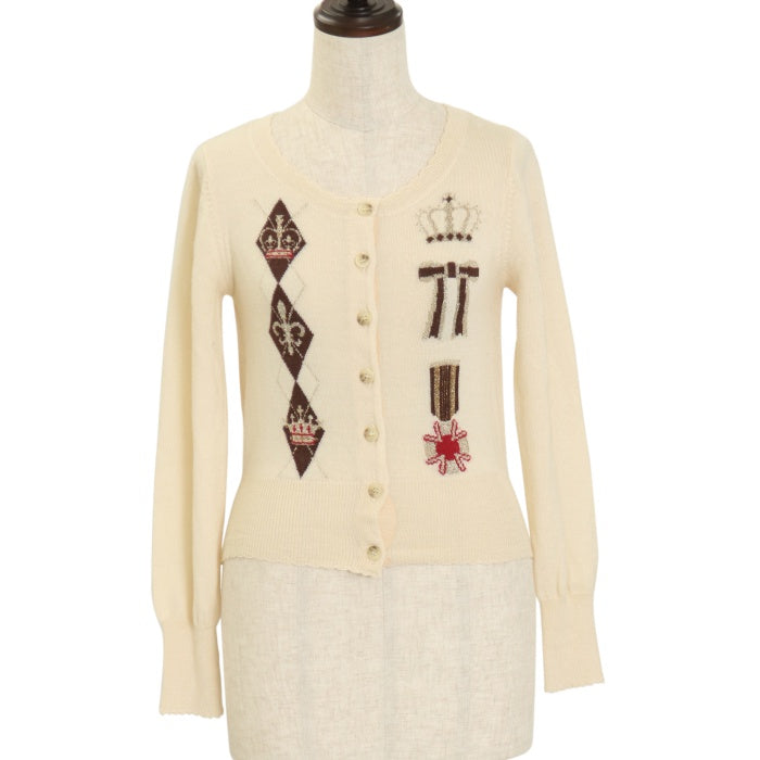 Angelic pretty Chelseaアーガイルニットカーディガン ワイン 【公式通販】