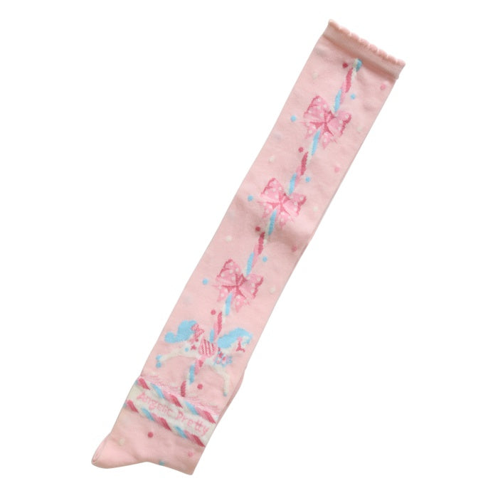 Angelic pretty sugar pony オーバーニー アイボリー USED】Sugar Ponyオーバーニー | Angelic Pretty Wunderwelt