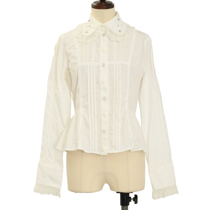 Angelic Pretty 宝石ブラウス Aqua Pearl Blouse by Angelic Pretty