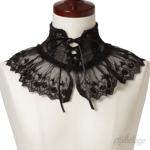 Lolitascastle Made-to-order】 Noir Neck Corset | abilletage | Wunderwelt Fleur - Online  Boutique for Gothic & Lolita Fashion