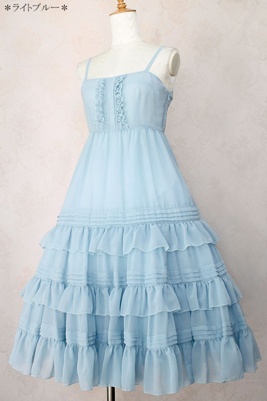 定番のお歳暮&冬ギフトの商品をすべ シャーリングシフォンロングアンダードレス | Victorian maiden ワンピース