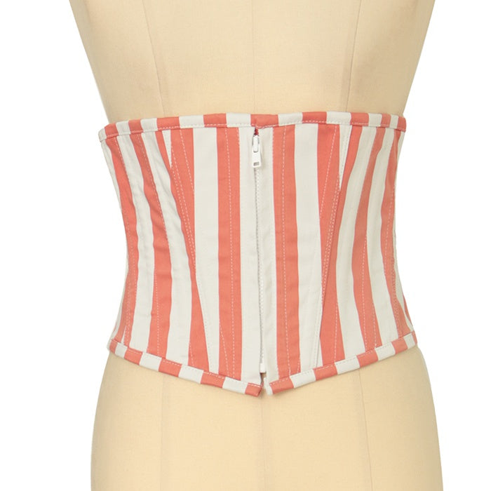 Medicine Stripe Waist Corset, Dangerous nude