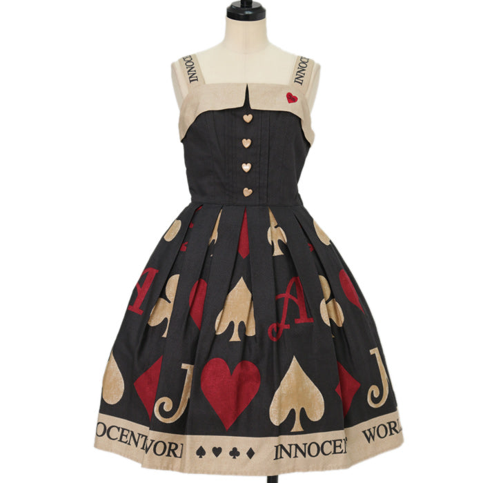 Playing Card Gobelin Just Waist JSK | Innocent World | Wunderwelt