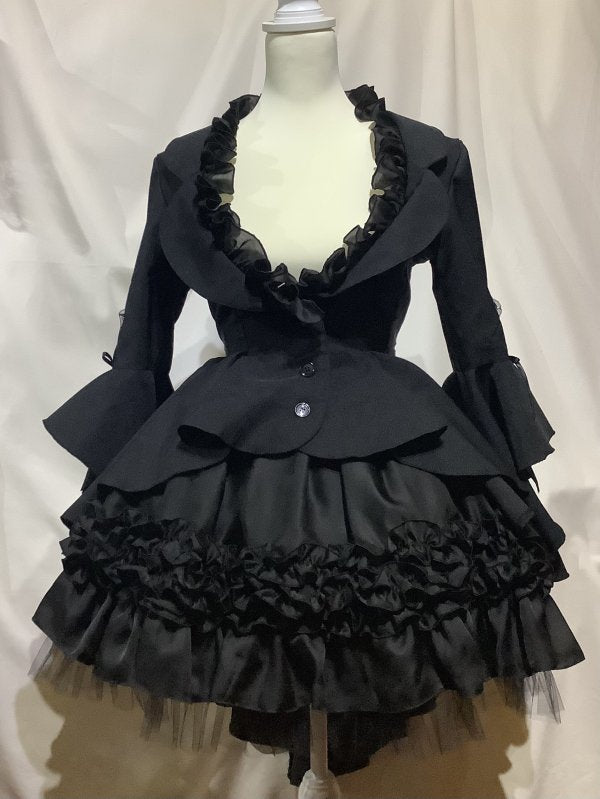 MARBLE ゴスロリ 黒 ジャケット コスプレ Mサイズ MARBLE ゴスロリ 黒