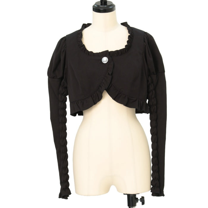 USED】袖シャーリングショートジャケット | BLACK PEACE NOW