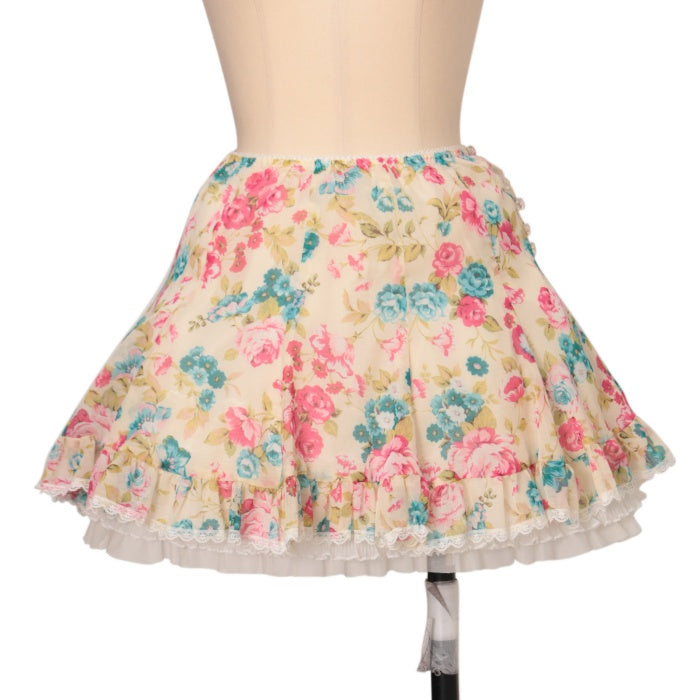 00s VIVIENNE TAM 花柄 パワーネット スカート 朱 モード コア 00s VIVIENNE TAM 花柄 パワーネット スカート 朱 モード コア