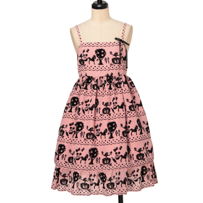 USED】pippiフロッキーptキャミソールワンピース | Emily Temple cute 