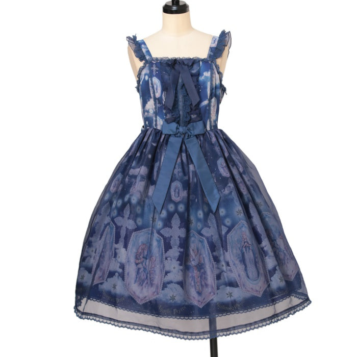 USED】Cecilia Crossロングジャンパースカート | Angelic Pretty