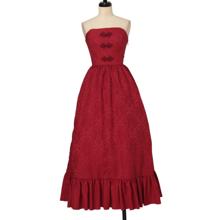 USED】チャイナボタンロングコルセットワンピース | ATELIER-PIERROT  