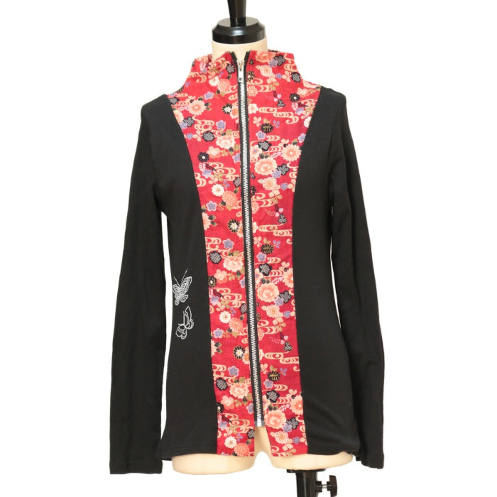 USED】gouk 和柄切替ジップアップ | h.NAOTO | ロリータ ゴスロリ