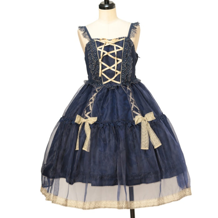 お手軽価格で贈りやすい USED】星の踊り子ジャンパースカート | Angelic Pretty ワンピース
