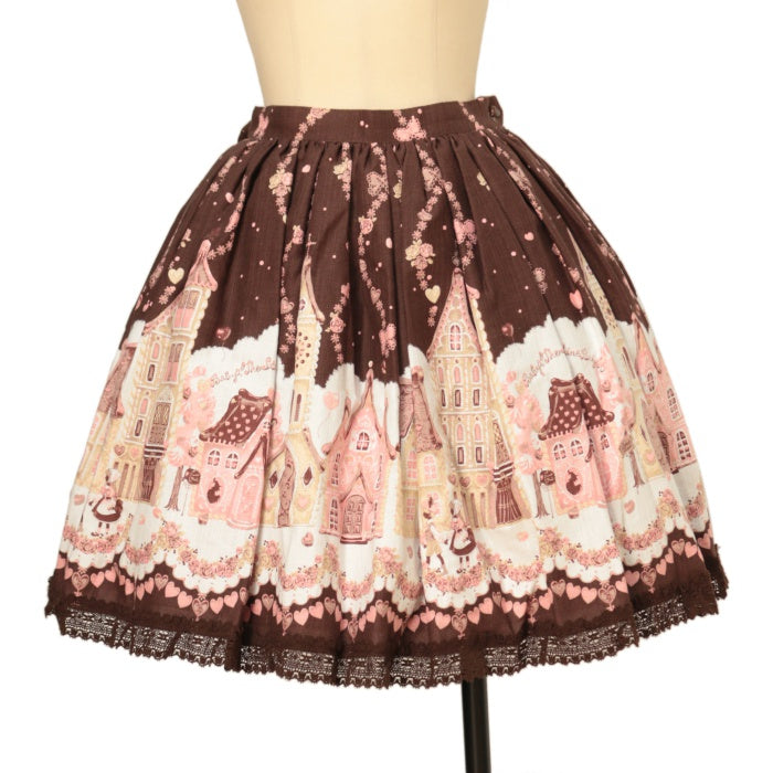 Chocolate Fascinate Fairytale柄スカート USED】Chocolate Fascinate Fairytale柄チョコラテスカート | BABY