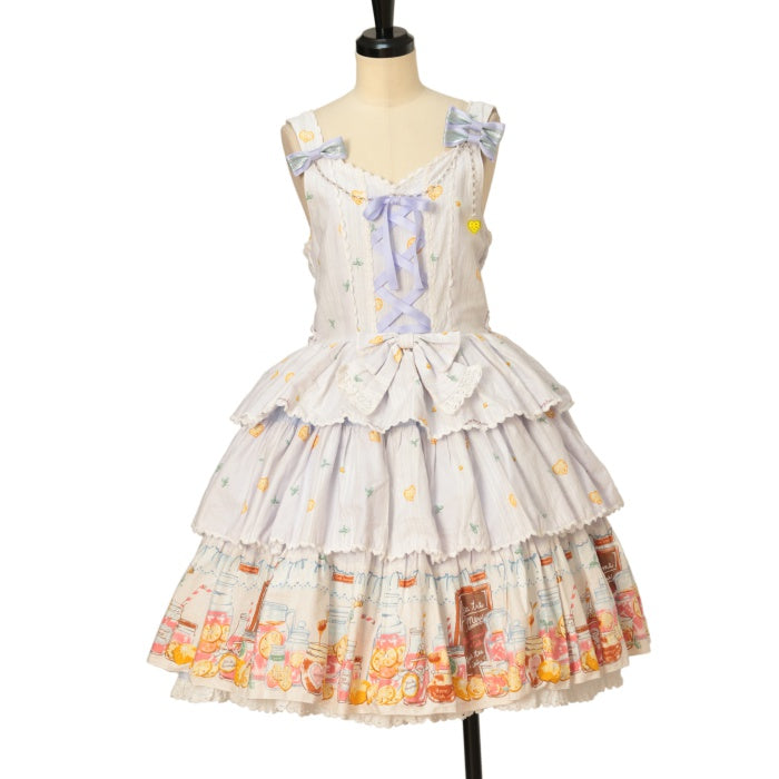 USED】ピンクレモネードティアードジャンパースカート | metamorphose 