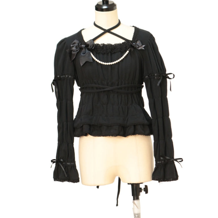 Angelic Pretty - プリティ　リボンパールカットソー アンジェリックプリティー リボンパールカットソー
