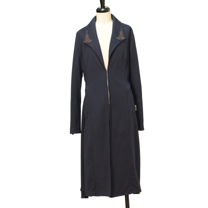 USED】Rozen Kavalier レジメンタルストライプ切替ロングジャケット 