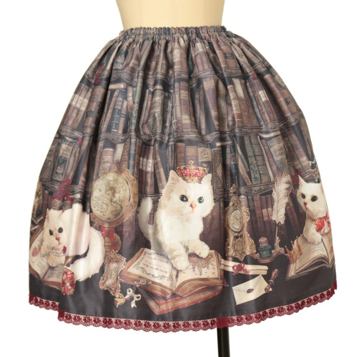 Enchantlic Enchantilly 秘密の書斎　スカート Queen cat〜秘密の書斎 スカート | Enchantlic Enchantilly