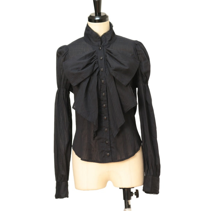 【美品】BLACK PEACE NOW 黒ブラウス フリル ゴシック ロリータ BLACK PEACE NOW | ブラックピースナウ ブラウス (USED)の通販
