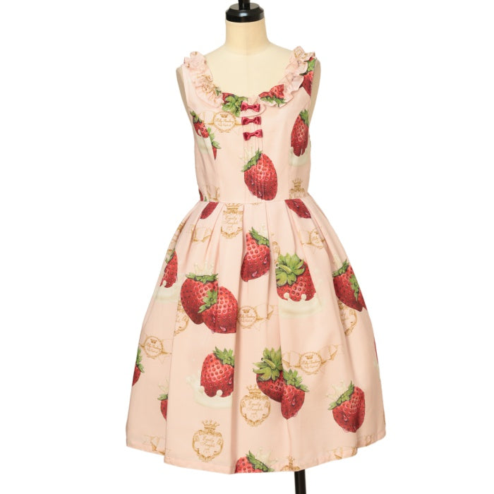 Emily Temple cute Creamy Strawberryワンピース Emily Temple cute Creamy Strawberryワンピース - メルカリ