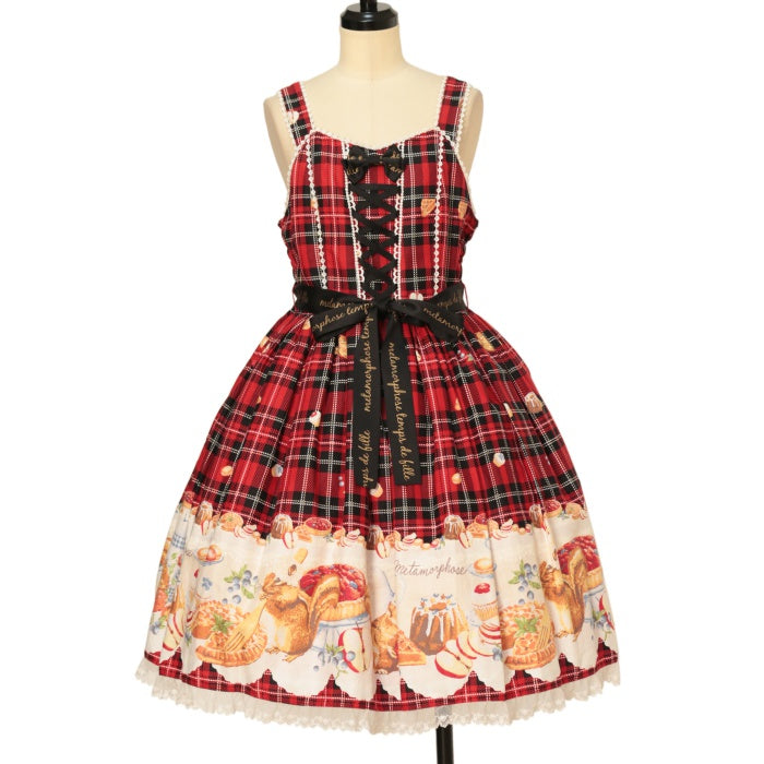 USED】もりのパティシエ リボンジャンパースカート | metamorphose