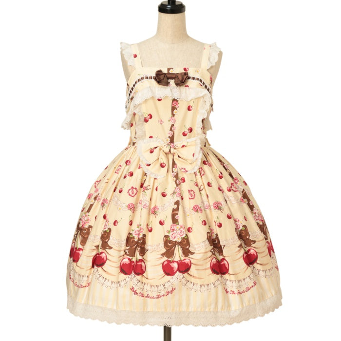 BABY,THE ／Cherish my juicy cherry柄 JSK My Friend Usakumya Creamy Quartet Judy JSK by Baby, the