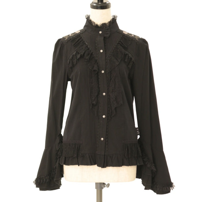 20-60代からのファッション通販  Ozz | バラ刺繍姫袖ブラウス USED】ANGELO On Online Wunderwelt トップス