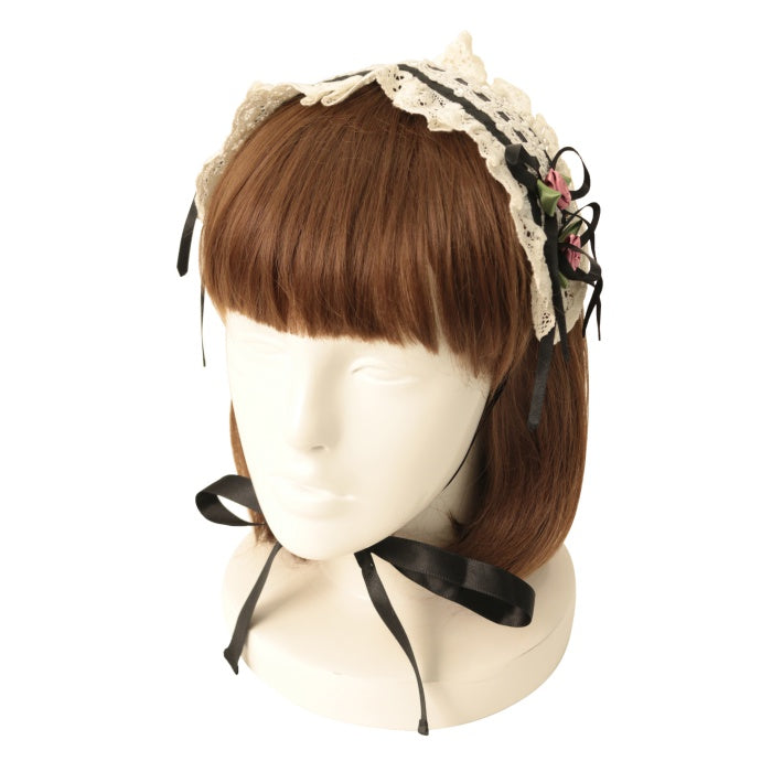 イノセントワールド　サテンローズのヘッドドレス USED】サテンローズ ヘッドドレス | Innocent World | ロリータ
