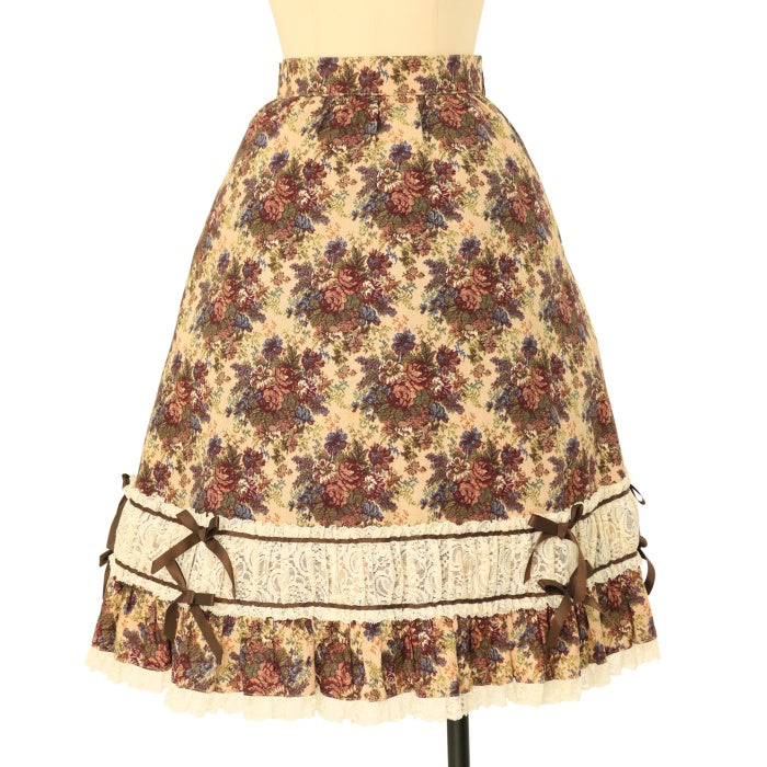 USED】ゴブランプリントミディアムスカート | metamorphose | ロリータ  