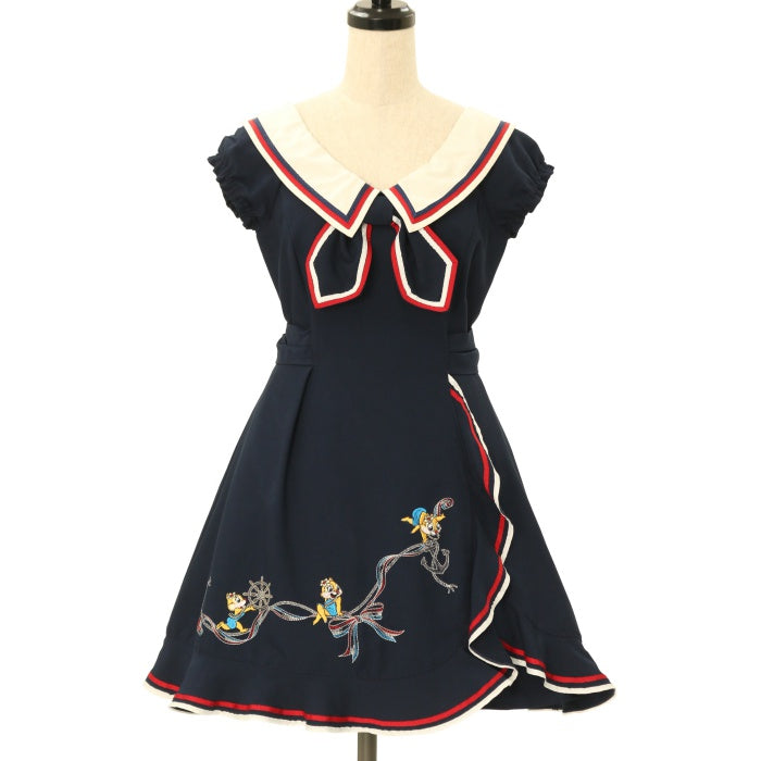USED】【Disney/サイズ2】グリーティングマリンワンピース