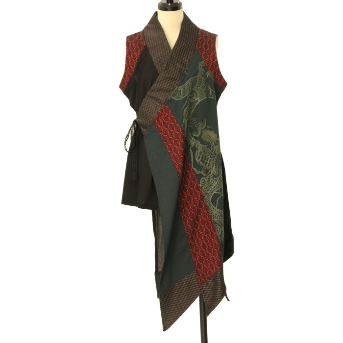 USED】アシンメトリー着物風ジレ | Qutie Frash | ロリータ ゴスロリ