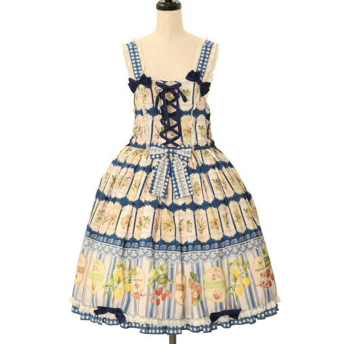 メタモルフォーゼおかしのおうちバッスルJSK metamorphose temps de fille - お菓子の家ハイウエストJSKヘッド