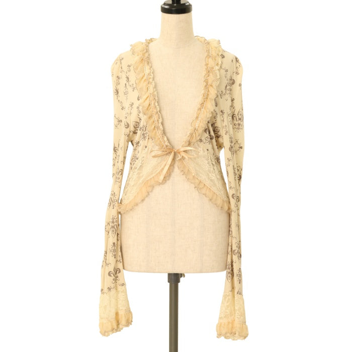 USED】STEAM 百合紋章レース切替ボレロ | h.NAOTO | ロリータ ゴスロリ  